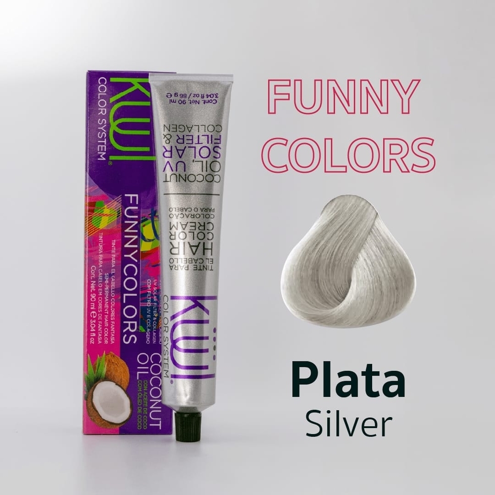 Kuul Plata (Silver) Hair Color Cream -